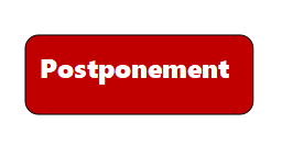 Notification of Exhibition Postponement